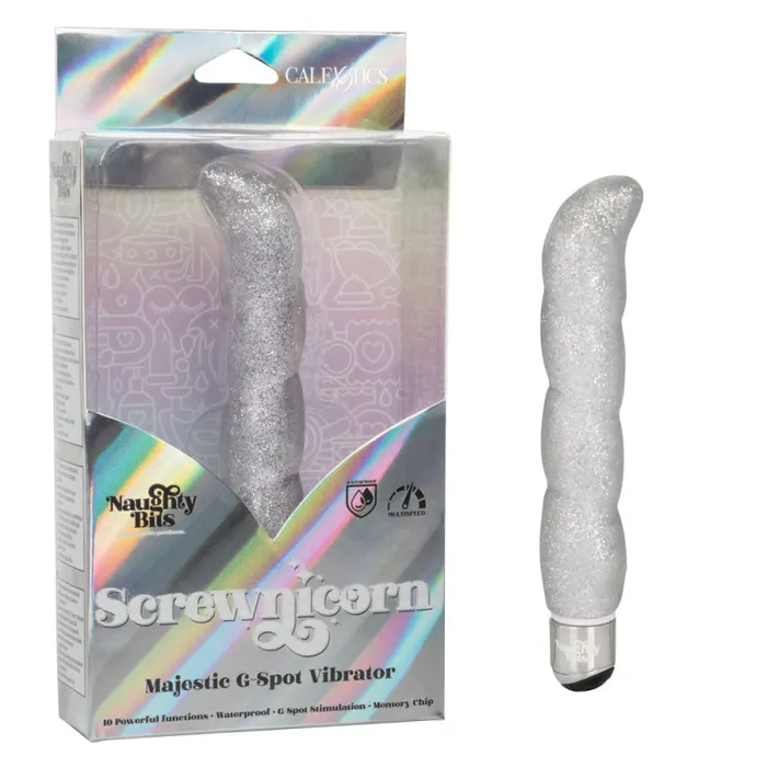 Vibrators Naughty Bits Screwnicorn Majestic GSpot Vibrator CalExotics