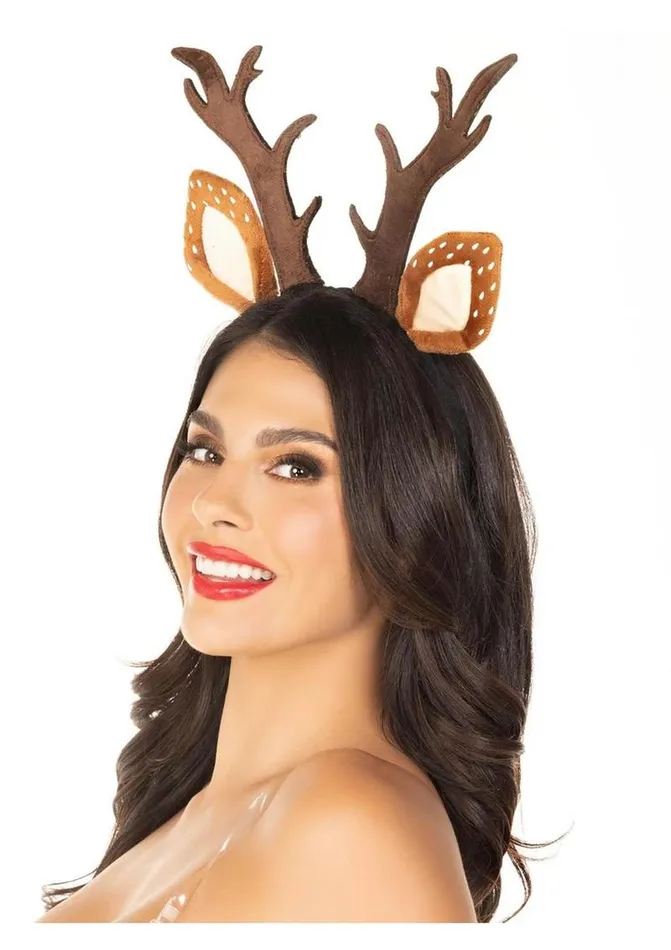Leg Avenue Vibrators Leg Avenue Fawn Ear Antler Headband