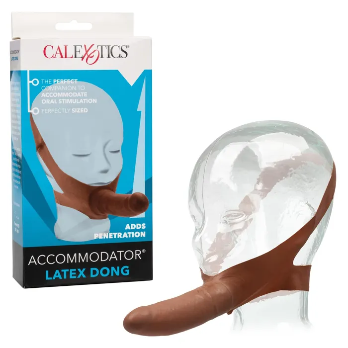 California Exotic Novelties Dildos Original Accommodator Latex Dong Brown