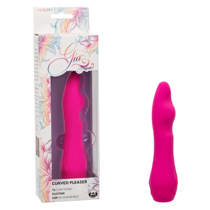 Gia Curved Pleaser Pink CalExotics Vibrators