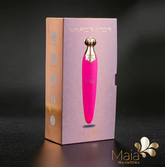 Maia Toys Vaporator Silicone Vibrator 420 Series Pink Vibrators Maia Toys Vaporator Silicone Vibrator 420 Series Pink Vibrators
