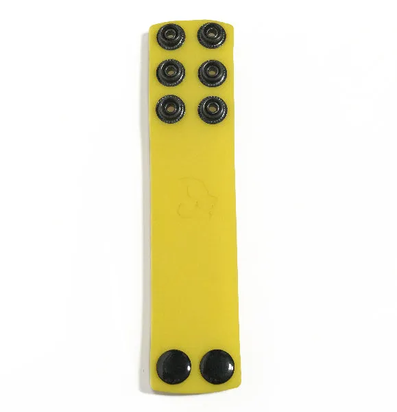 Rascal Male Sex Toys Boneyard 15inch Silicone Ball Strap 3 Snap Yellow