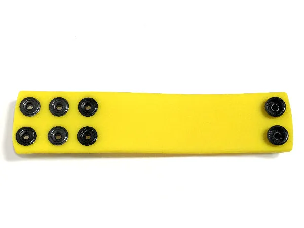 Rascal Male Sex Toys Boneyard 15inch Silicone Ball Strap 3 Snap Yellow