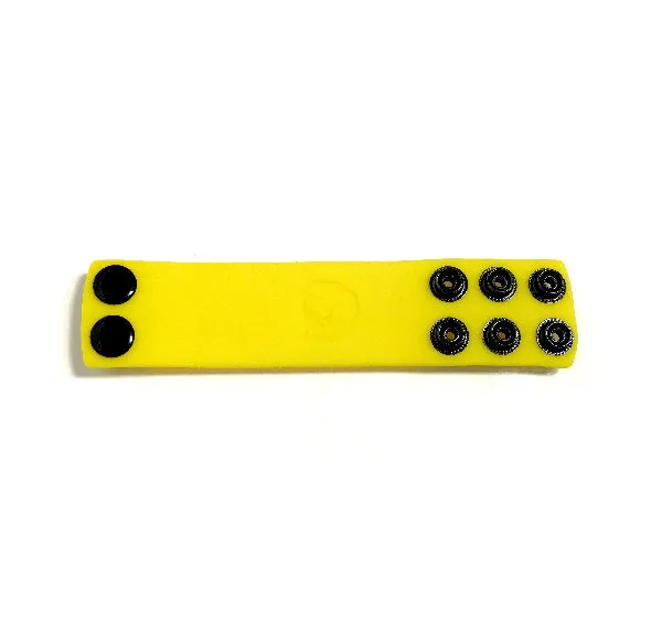 Rascal Male Sex Toys Boneyard 15inch Silicone Ball Strap 3 Snap Yellow