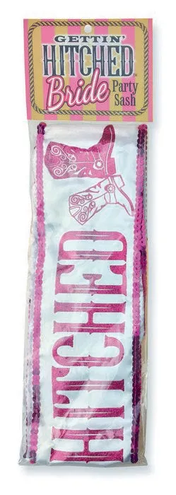 Vibrators Gettin Hitched Sparkle Pink Sash Little Genie