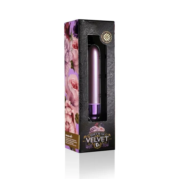 Vibrators Rocks Off Touch of Velvet Soft Lilac 90mm Bullet Vibrators Rocks Off Touch of Velvet Soft Lilac 90mm Bullet