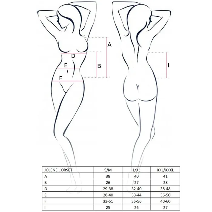 Vibrators PASSION WOMAN CORSETS CORSETTO JOLENE PASSION