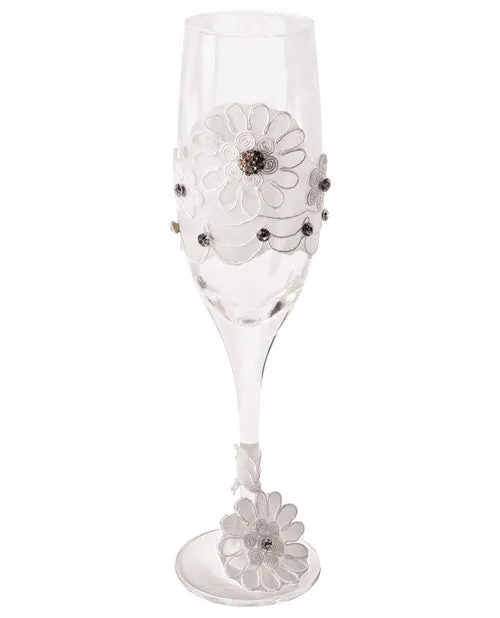 Dildos Fourm Novelties Bride To Be Champagne Glass Wwhite Lace Trim
