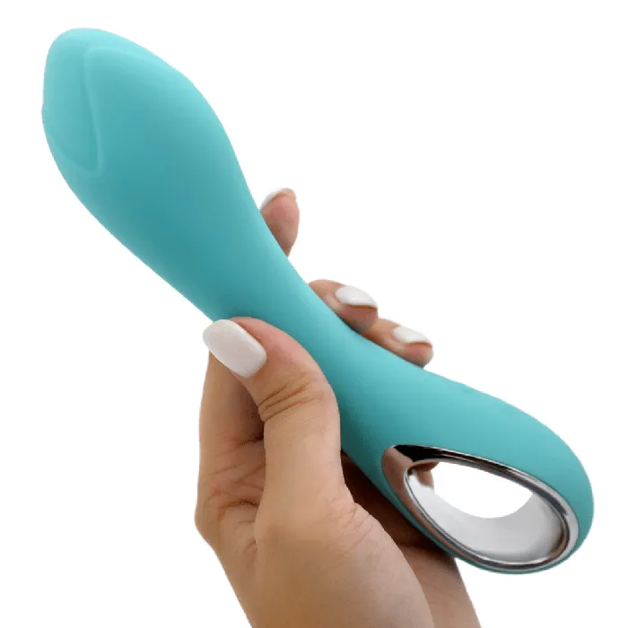 Pink BOB Female Sex Toys Silicone MultiFunction GSpot Vibrator With Looped Handle