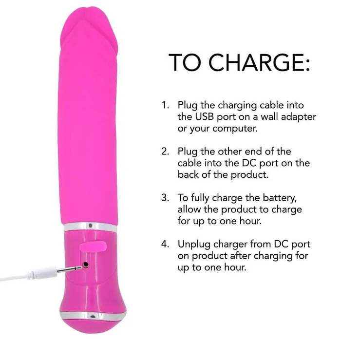 Pink BOB Female Sex Toys Silicone Rechargeable Realistic Vibrator