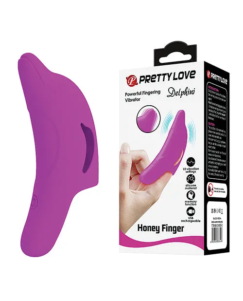 Pretty Love Vibrators Pretty Love Delphini Dolphin Honey Finger Vibe