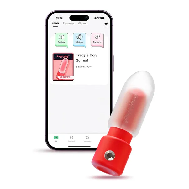 Tracys Dog Vibrators Surreal Appcontrolled Lipstick Vibrator