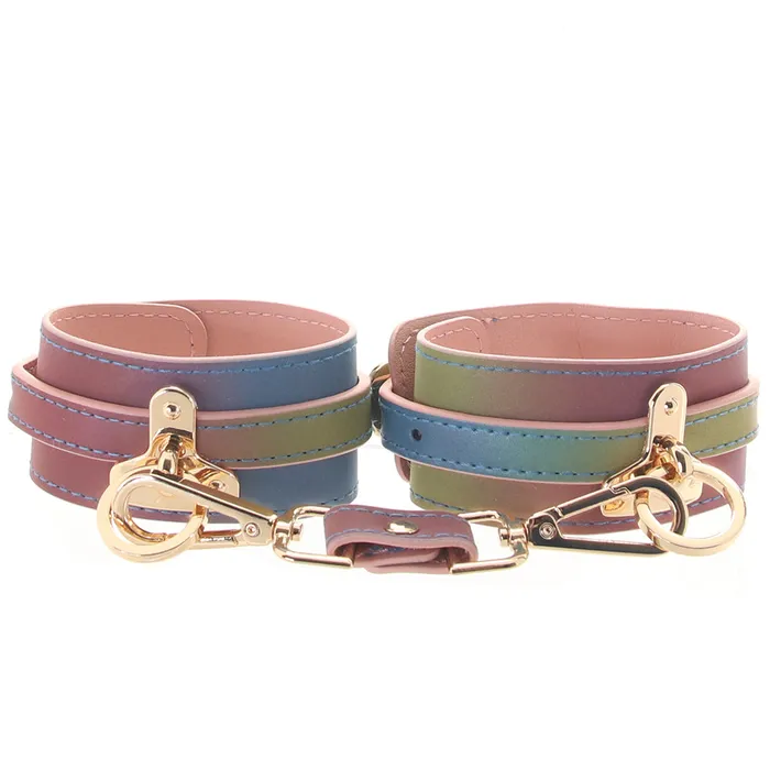 ns novelties Couples Spectra Bondage Ankle Cuffs in Rainbow