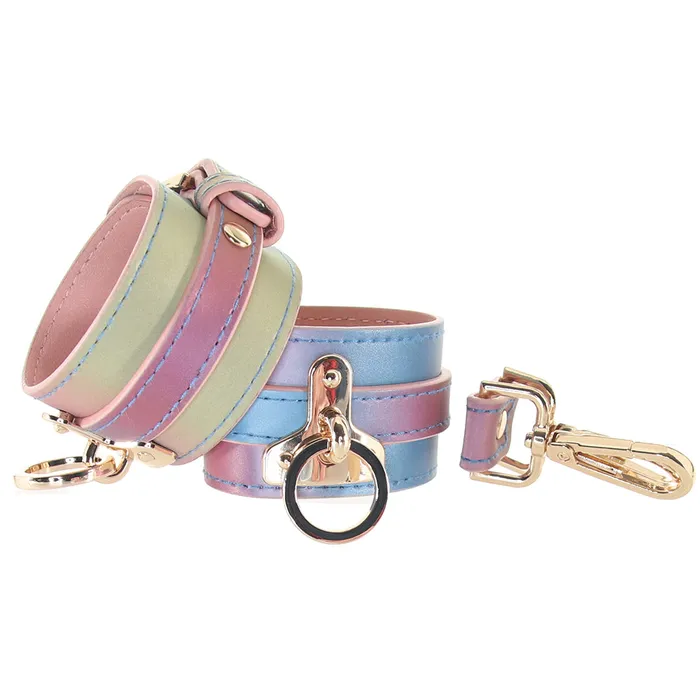 ns novelties Couples Spectra Bondage Ankle Cuffs in Rainbow ns novelties Couples Spectra Bondage Ankle Cuffs in Rainbow