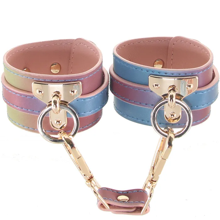 ns novelties Couples Spectra Bondage Ankle Cuffs in Rainbow ns novelties Couples Spectra Bondage Ankle Cuffs in Rainbow