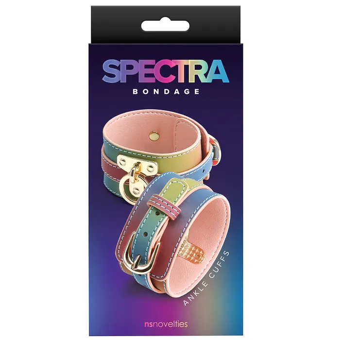 ns novelties Couples Spectra Bondage Ankle Cuffs in Rainbow ns novelties Couples Spectra Bondage Ankle Cuffs in Rainbow