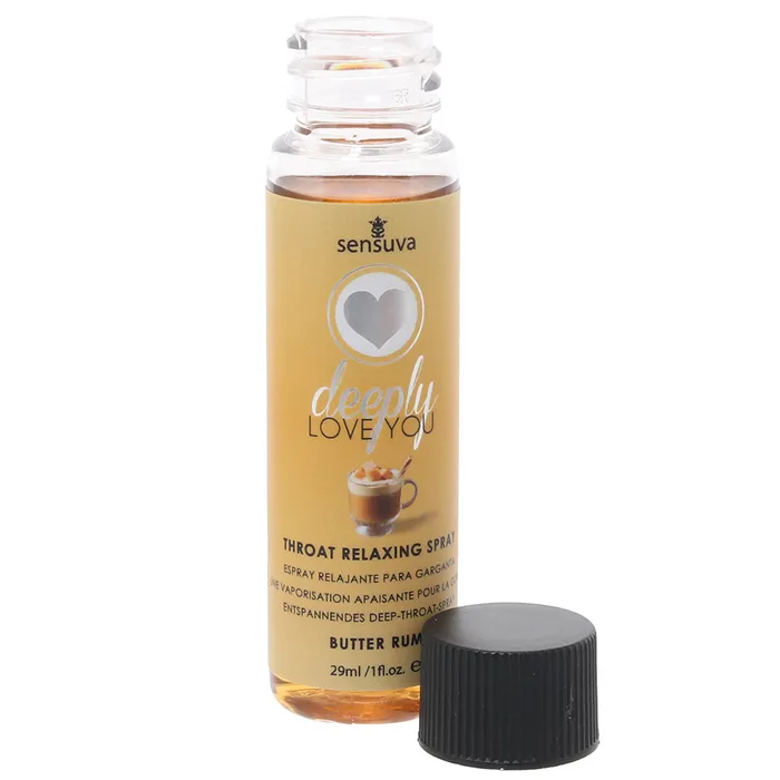 Sensuva Vibrators Deeply Love You Throat Relaxer 1oz29ml in Butter Rum
