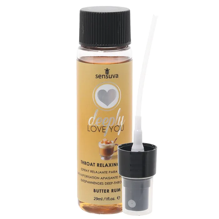 Sensuva Vibrators Deeply Love You Throat Relaxer 1oz29ml in Butter Rum