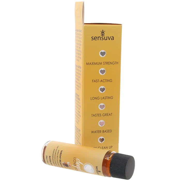 Sensuva Vibrators Deeply Love You Throat Relaxer 1oz29ml in Butter Rum