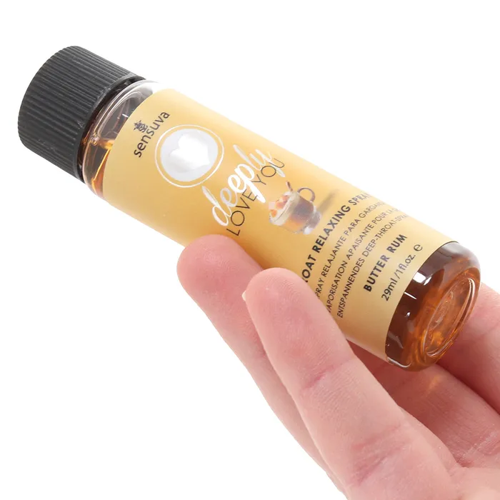 Sensuva Vibrators Deeply Love You Throat Relaxer 1oz29ml in Butter Rum