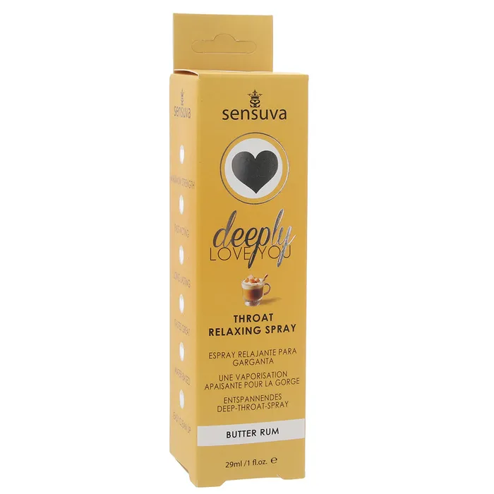 Sensuva Vibrators Deeply Love You Throat Relaxer 1oz29ml in Butter Rum
