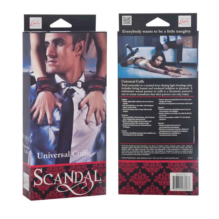 California Exotic Novelties Couples Scandal Universal Cuffs