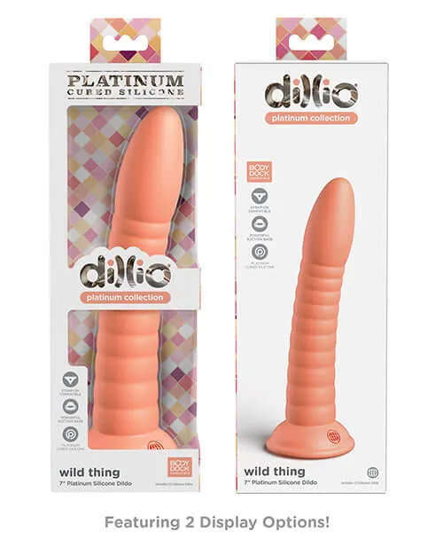 Dildos Pipedream Products Dillio Platinum 7 inches Wild Thing Peach Orange Silicone Dildo Dildos Pipedream Products Dillio Platinum 7 inches Wild Thing Peach Orange Silicone Dildo