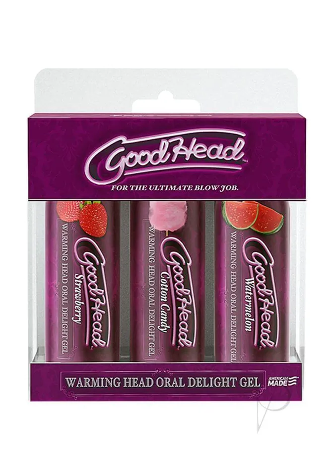 Doc Johnson Enterprises GoodHead Warming Head Oral Delight Set Elevate Your Oral Game Male Sex Toys Doc Johnson Enterprises GoodHead Warming Head Oral Delight Set Elevate Your Oral Game Male Sex Toys