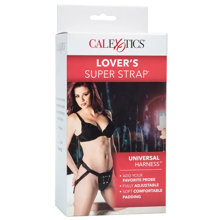 Female Sex Toys CAL EXOTICS Lovers Super Strap Universal HarnessBlack