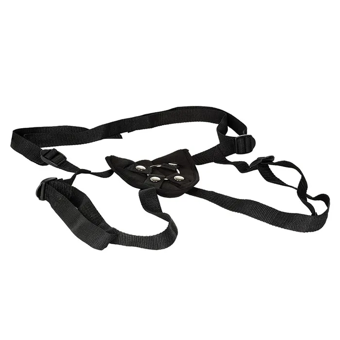 Female Sex Toys CAL EXOTICS Lovers Super Strap Universal HarnessBlack