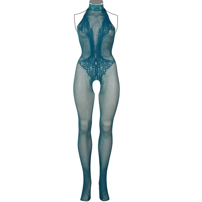 Le Dsir Blue Combo Lace Bodystocking XL Shots Toys Vibrators
