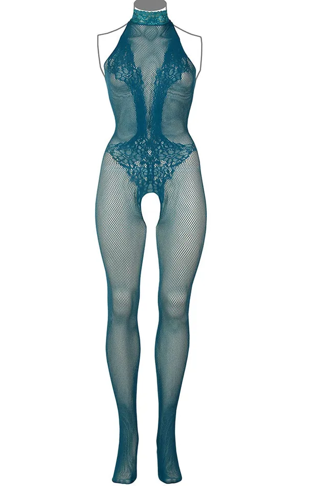 Le Dsir Blue Combo Lace Bodystocking XL Shots Toys Vibrators