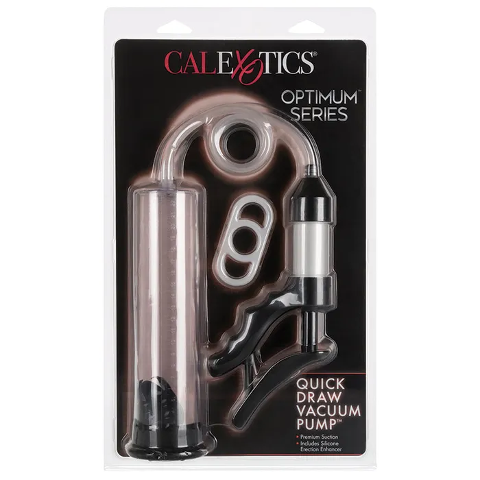 Optimum Series Quick Draw Vacuum PumpClear CAL EXOTICS Male Sex Toys