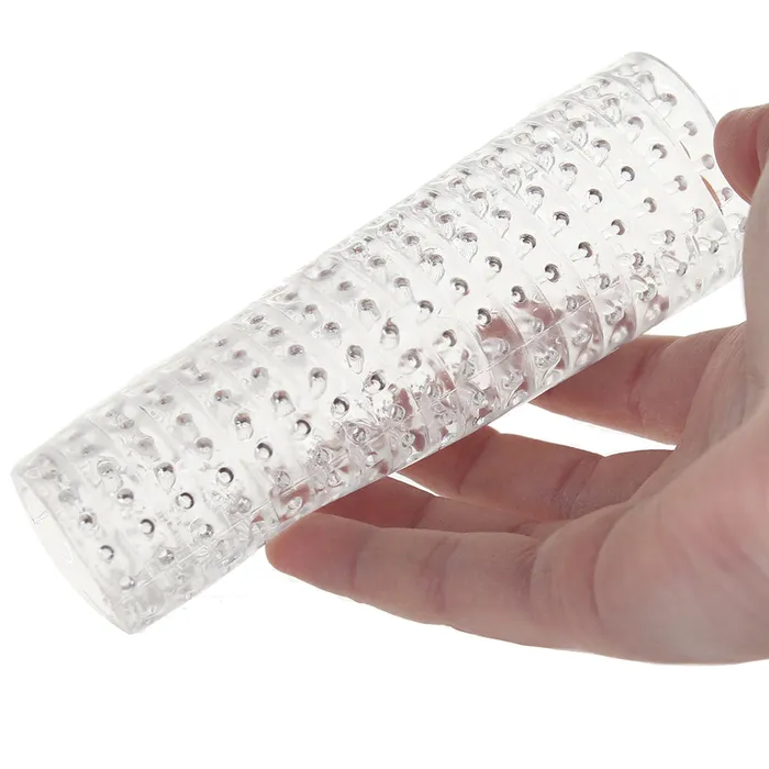 Rize Strokez Reversible Stroker in Clear Blush Male Sex Toys