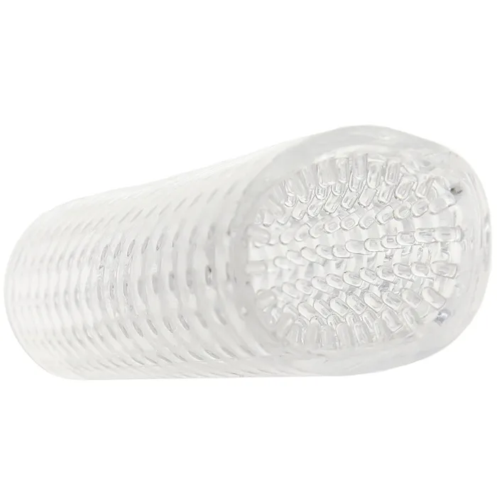 Rize Strokez Reversible Stroker in Clear Blush Male Sex Toys