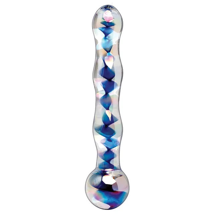 Vibrators Icicles No8Blue Swirl 7 PIPEDREAM