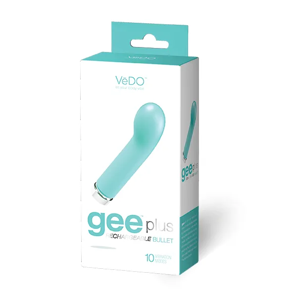 Vibrators Vedo GEE PLUS RECHARGEABLE VIBE TEASE ME TURQUOISE