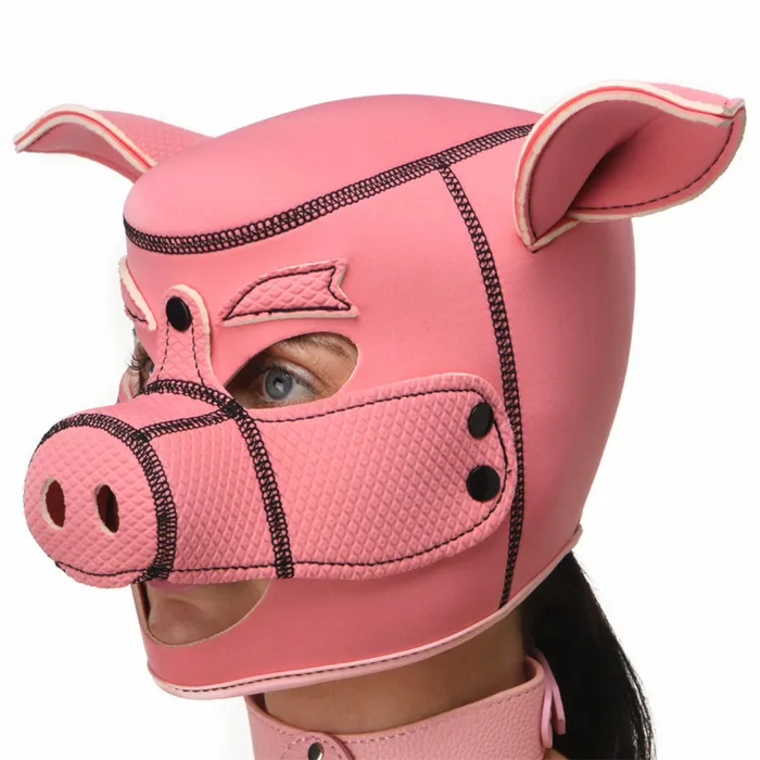 XR Brands Male Sex Toys Master Series Swine Neoprene Hood