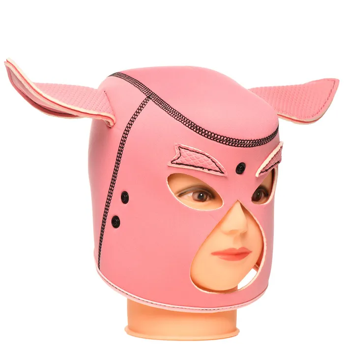 XR Brands Male Sex Toys Master Series Swine Neoprene Hood