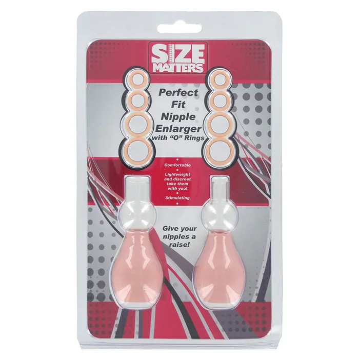 XR Brands Size Matters Perfect Fit Nipple Enlarger Pumps With O Rings Female Sex Toys XR Brands Size Matters Perfect Fit Nipple Enlarger Pumps With O Rings Female Sex Toys