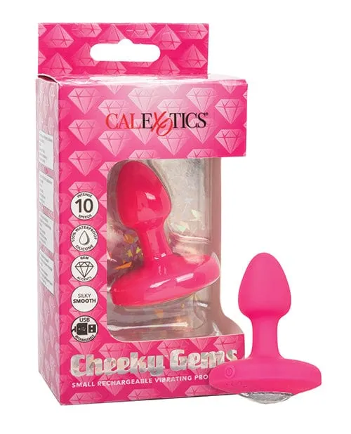 Male Sex Toys CalExotics Cheeky Gems Small Rechargeable Vibrating Probe Pink Male Sex Toys CalExotics Cheeky Gems Small Rechargeable Vibrating Probe Pink