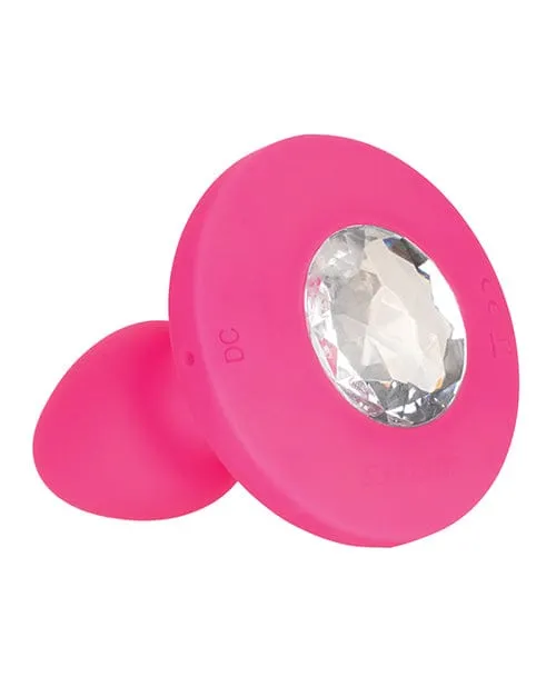 Male Sex Toys CalExotics Cheeky Gems Small Rechargeable Vibrating Probe Pink