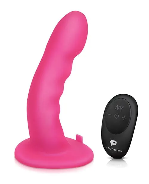 Pegasus 6 Rechargeable Ripple Peg with Adjustable Harness Remote Pink Pegasus Female Sex Toys Pegasus 6 Rechargeable Ripple Peg with Adjustable Harness Remote Pink Pegasus Female Sex Toys