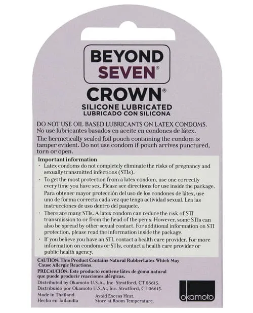 Vibrators Paradise Marketing Crown Lubricated Condoms Vibrators Paradise Marketing Crown Lubricated Condoms