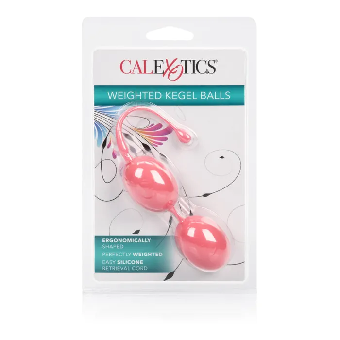 Weighted Kegel Balls Pink CalExotics Female Sex Toys Weighted Kegel Balls Pink CalExotics Female Sex Toys