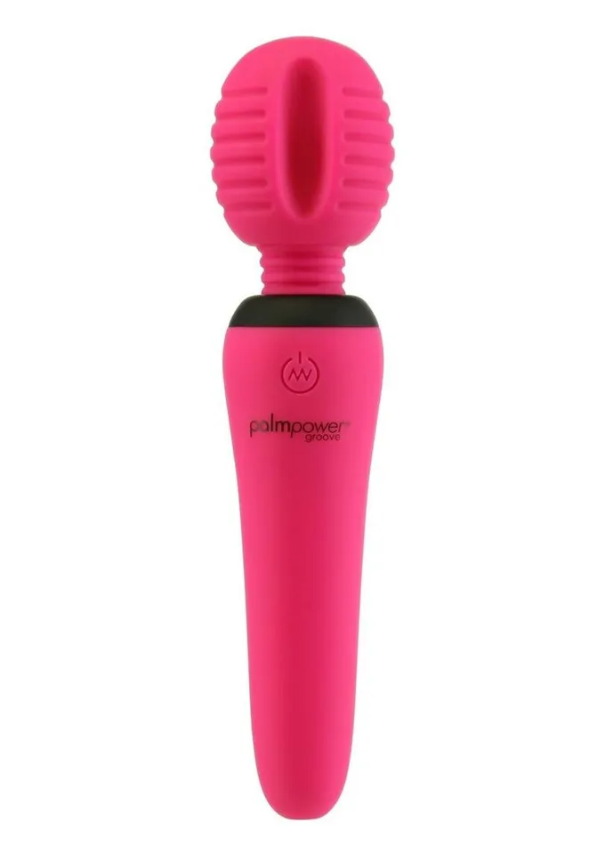 Palmpower Female Sex Toys Palmpower Groove Mini Wand Rechargeable Silicone Massage Wand