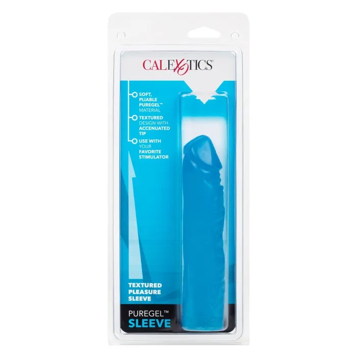 CalExotics Puregel Sleeve Teal Male Sex Toys CalExotics Puregel Sleeve Teal Male Sex Toys