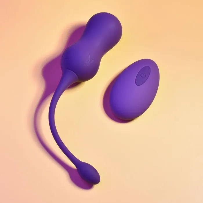 Dildos Double Time Kegel Balls Dark Purple Playboy Dildos Double Time Kegel Balls Dark Purple Playboy