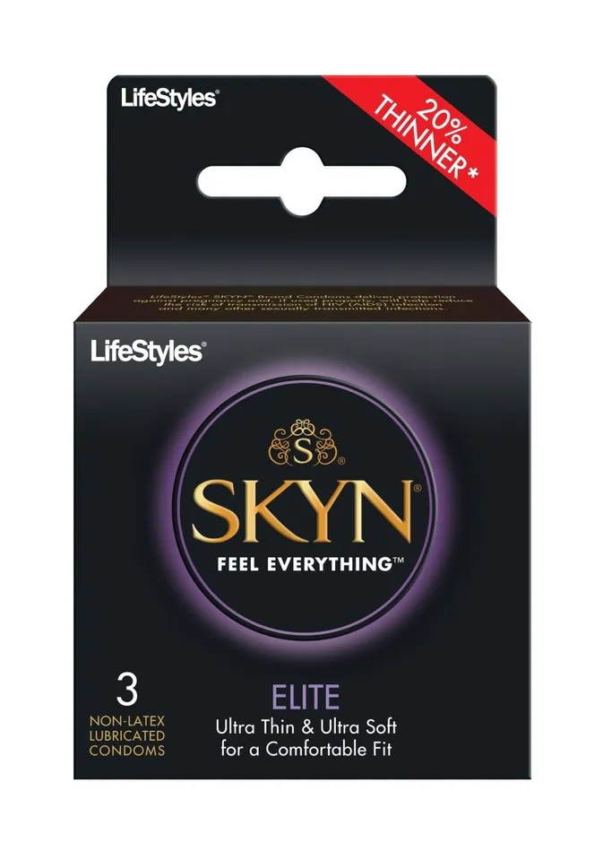 Male Sex Toys Lifestyle Condoms Lifestyles Skyn Elite Pack