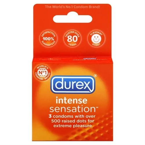 Paradise Marketing Enhancers Durex Intense Sensation 3 Pack